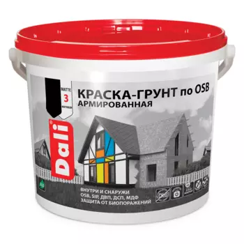 Краска-грунт по OSB 6 кг, база А белый