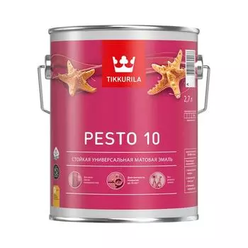 Краска PESTO 10 A матовая, 2,7л