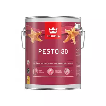 Краска PESTO 30 C полуматовая, 2,7л