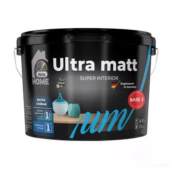 Краска ВД "Dufa" HOME Ultra matt база3 2,5л