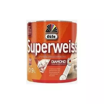 Краска ВД "Dufa" SUPERWEISS RD4 0,9л