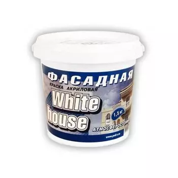 Краска вд White House фасадная 1,5 кг м/у