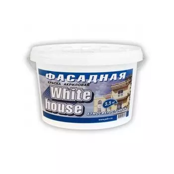 Краска вд White House фасадная 3,5 кг м/у