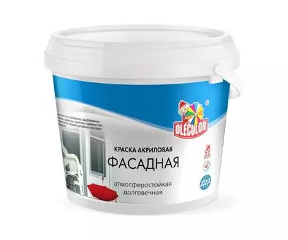 Краска водно-дисперсионная фасадная 14,0 кг OLECOLOR