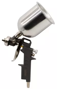 Краскопульт пневматический QUATTRO ELEMENTI с верхним бачком 600 мл, сопло 1,5 мм, разъем EURO