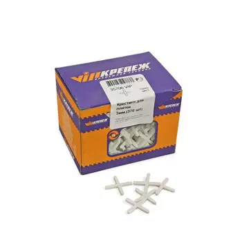 Крестики для кафельной плитки 3,0мм, 370шт