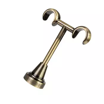 Кронштейн для карниза металлический потолочный D19/19 Антик