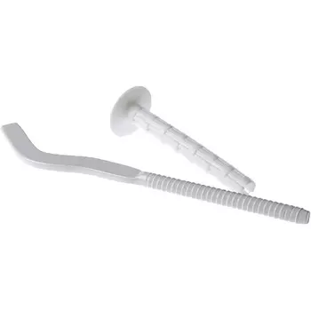 Кронштейн для рад. с дюб. диам. 7 х 220 мм (белый) сплющ. Т6.3.1, MP-У