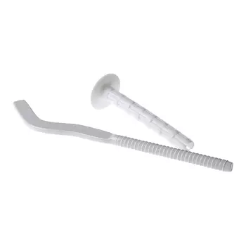 Кронштейн для рад. с дюб. диам. 7 х 180 мм (белый) сплющ. Т6.3, MP-У