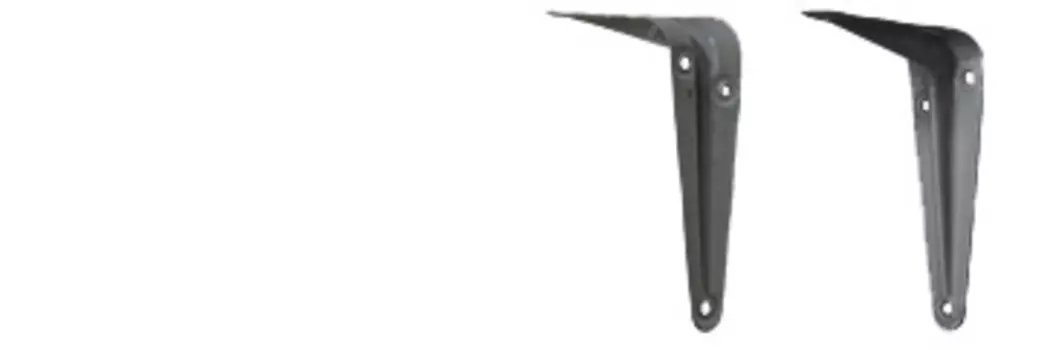 Кронштейн ЛАРВИДЖ L77000GY, серый, 1-100*75 мм