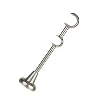 Кронштейн металлический АС МАРТ стеновой D25/19, сатин