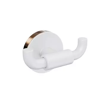 Крючок двойной "LORD" FORA белый