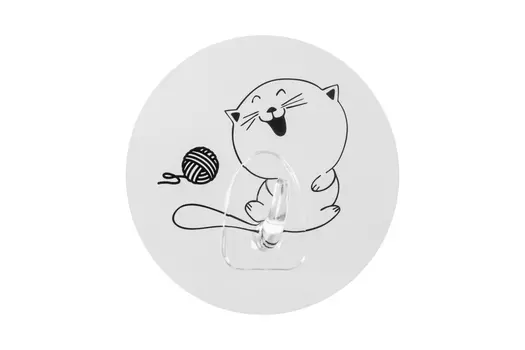 Крючок Happy Cats на силиконе, клубок,