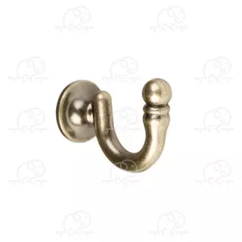 Крючок металлический стеновой Классик 35 мм Антик