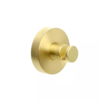 Крючок одинарный золото-сатин 87005 "COMFORT GOLD"