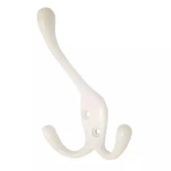 Крючок тройной, белый