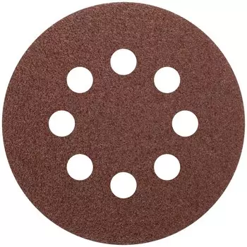 Круг шлифовальный 125 мм Cutop Р180, перфорированный, 5 шт