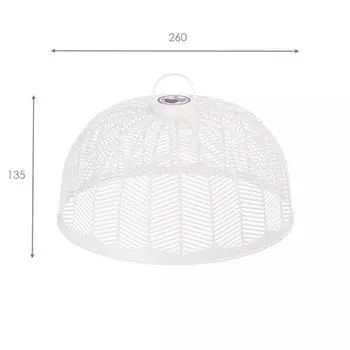 Крышка для защиты от насекомых 26см (латте/белый)