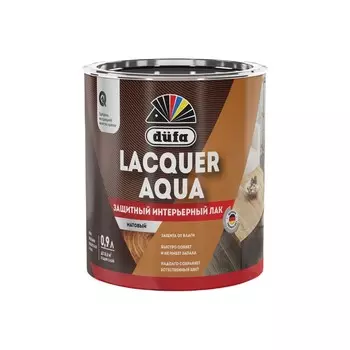 Лак Dufa Lacquer Aqua интерьерный, матовый, 0,9 л