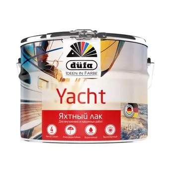 Лак Dufa Yacht яхтный полуматовый, 10л