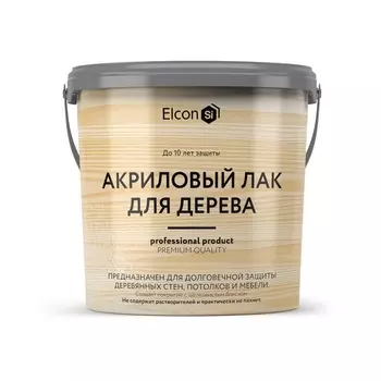 Лак Elcon акриловый для дерева 0,9л