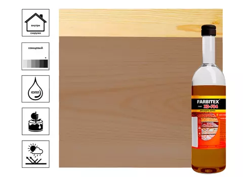 Лак FARBITEX ХВ-784 стекло, палисандр, 0,5 л