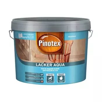 Лак Pinotex Lacker Aqua 10 мат на вод. основе 9л