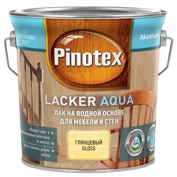 Лакна водной основе Pinotex Lacker Aqua 70 для мебели и стен глянцевый 2,7 л