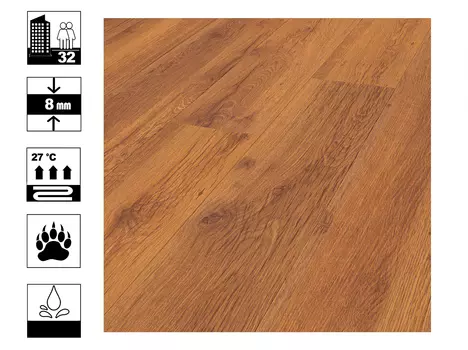 Ламинат Castello Classic 8/32 Дуб Высокогорный