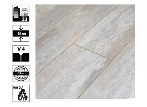 Ламинат Choice Ideal Ясень океан 33 кл 8 мм 4v