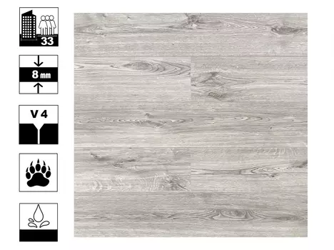 Ламинат Derby Style Дуб Церера 33/8, 4V