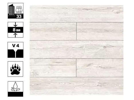 Ламинат Derby Style Дуб Геката 33/8, 4V