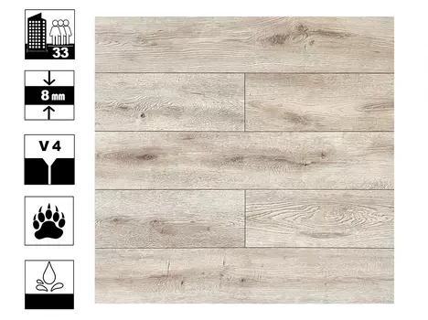 Ламинат Derby Style Дуб Веста 33/8, 4V