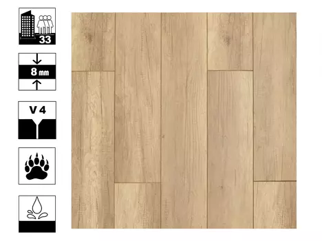 Ламинат Elegante Дуб Арабика 8мм 33кл V4