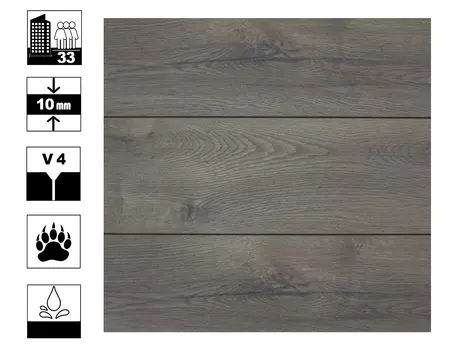 Ламинат Emergo 10/33кл дуб Амелия промо