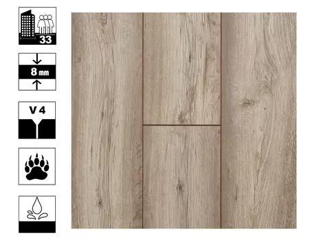 Ламинат Floorpan Lagoon Вяз Марсель 33 кл 8 мм