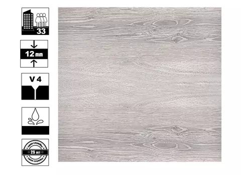 Ламинат Floorwood Estet Дуб Савой 12/33 4v