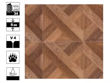 Ламинат Floorwood Palazzo 8мм Фьюмичино нова