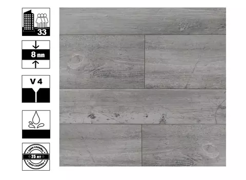 Ламинат IDEAL Enigma Classic Дуб Конфэшн 33 кл 8 мм V4