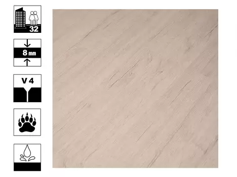 Ламинат IDEAL Look Дуб Фэшн 32 кл 8 мм фаска