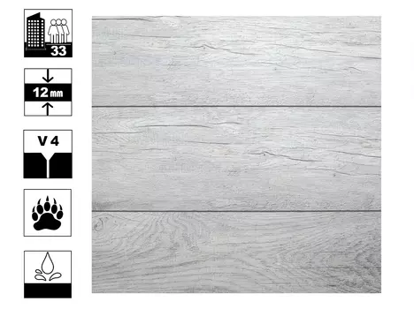Ламинат IDEAL Touch Дуб Филберт 12 мм 33 класс фаска