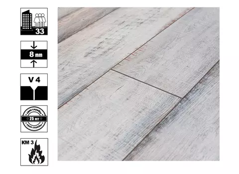 Ламинат Kastamonu Black 33 кл. 8 мм Дуб Балатон