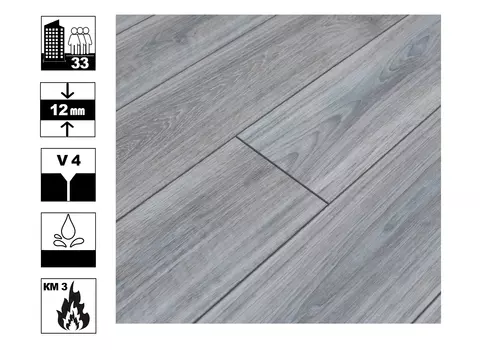 Ламинат Kastamonu Ruby Дуб Веласкес 33кл 12мм 4v