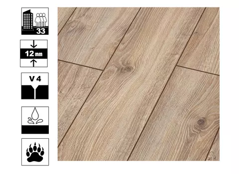 Ламинат Кастамону SUNFLOOR 12/33 Дуб Самора