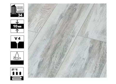 Ламинат Kastamonu Ultramarine Дуб Санрайз 34кл 10мм 4v