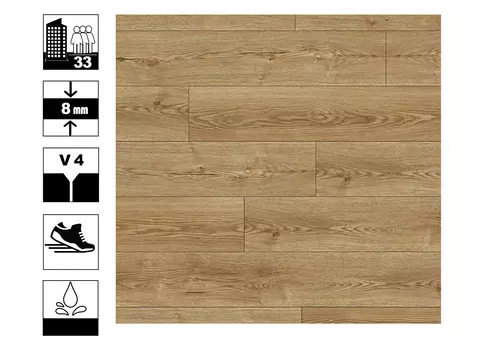 Ламинат Кроношпан Expert Choice 8/33 4V Дуб Стерлинг Античный