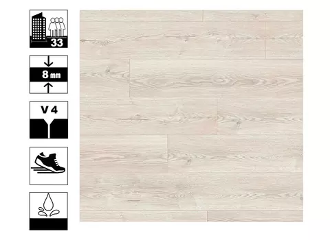 Ламинат Кроношпан Expert Choice 8/33 4V Дуб Стерлинг Туманный