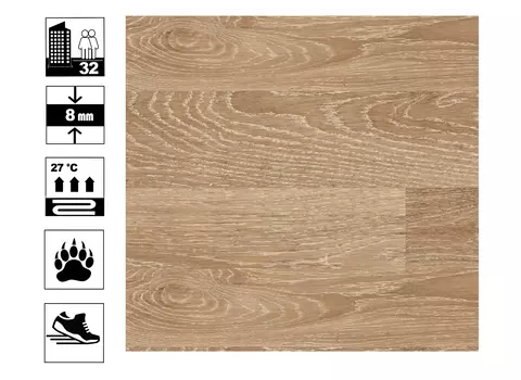 Ламинат Kronospan Castello 8723 Дуб Меринос