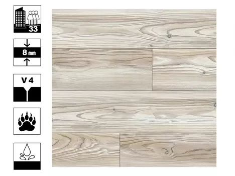 Ламинат Kronostar Biom A5/33 V4 Aqua Out (8мм) Сосна Сорбус