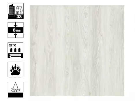 Ламинат Kronostar Synonym AC5/33 Aqua Out (8мм) Дуб Сивиано